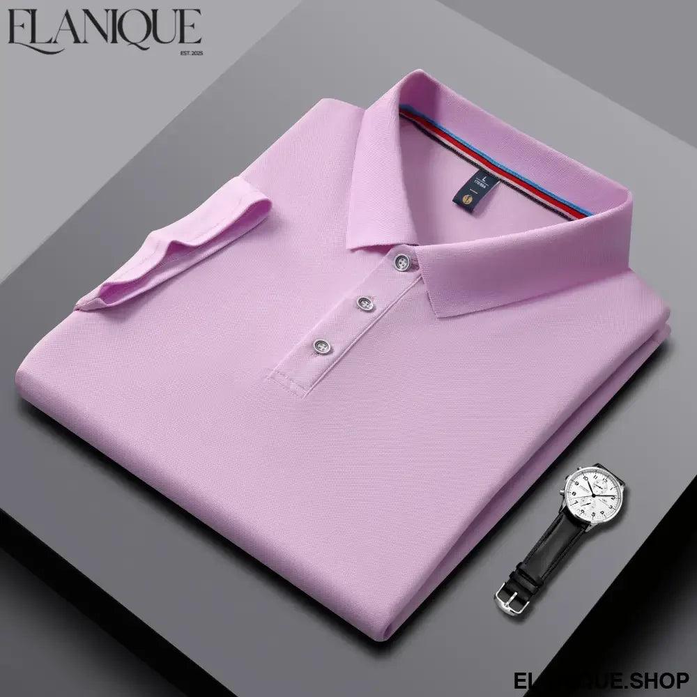 Simple Lapel T-shirts Business High-quality For Men and Women - Elanique