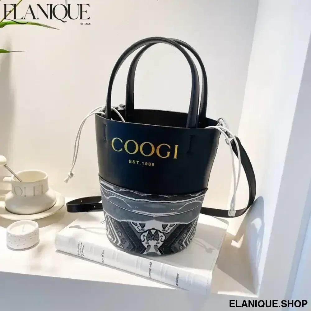 Stylish Classic Tote Bag Premium Leather Handbag By Famous Designer For Fashionable Ladies Shoulder Messenger - Elanique