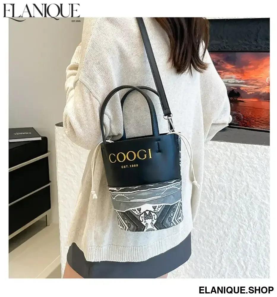 Stylish Classic Tote Bag Premium Leather Handbag By Famous Designer For Fashionable Ladies Shoulder Messenger - Elanique