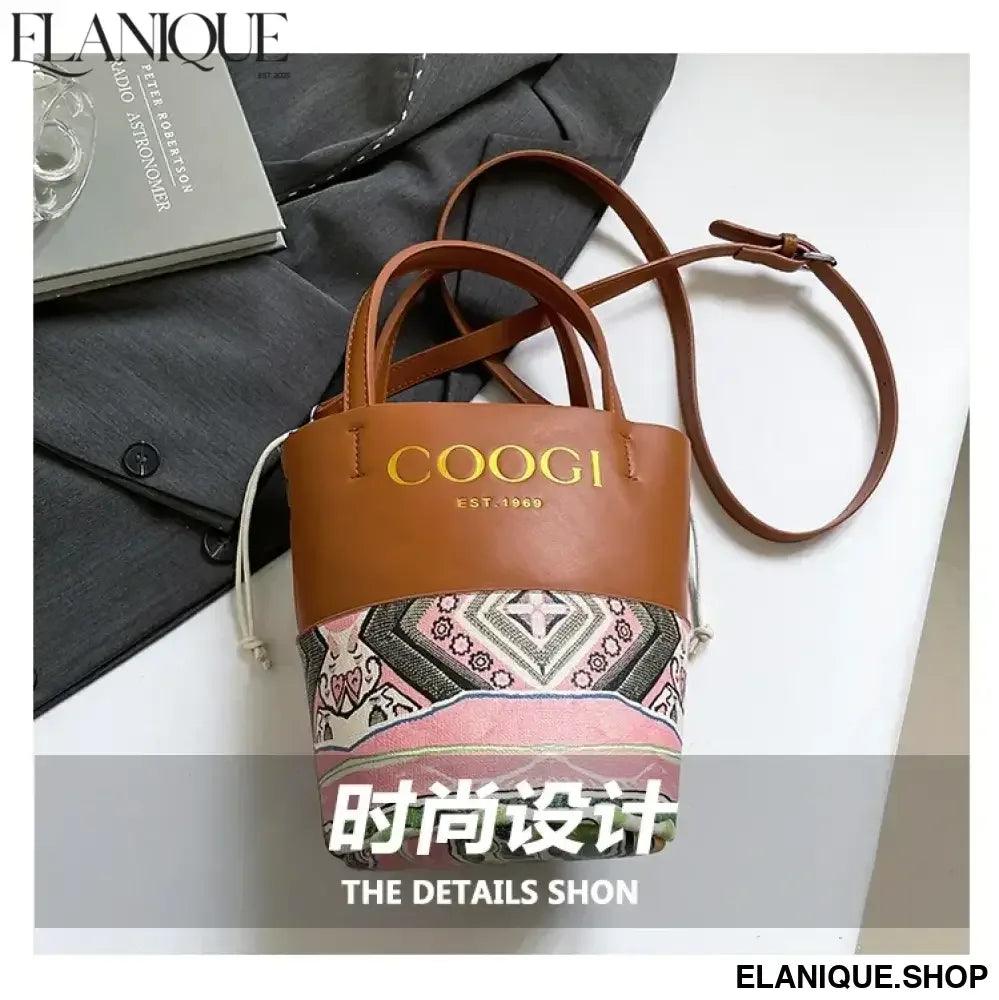 Stylish Classic Tote Bag Premium Leather Handbag By Famous Designer For Fashionable Ladies Shoulder Messenger - Elanique