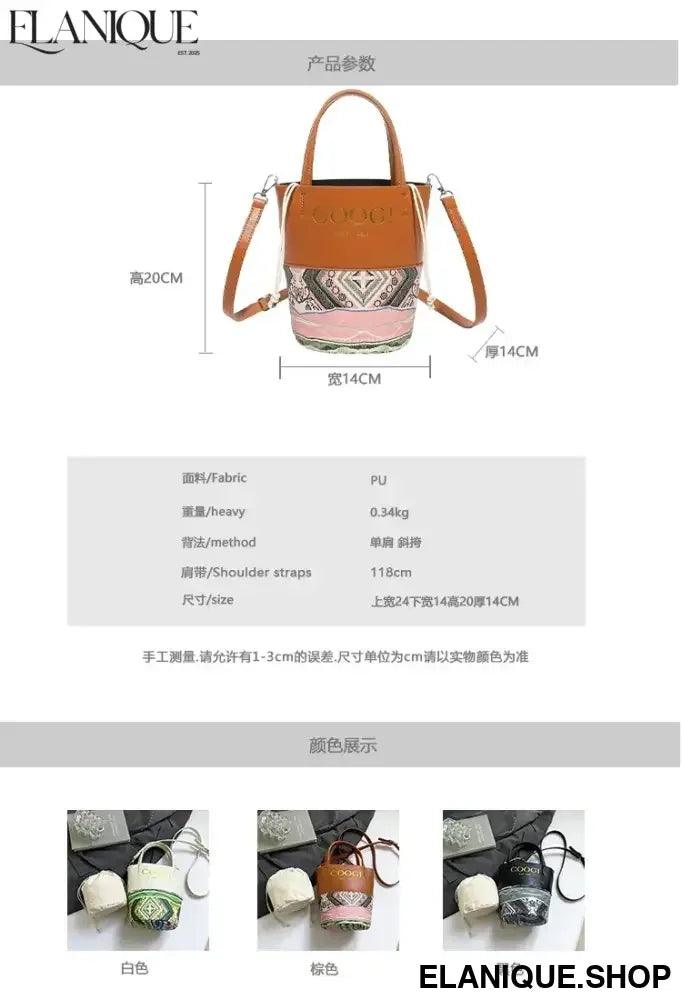 Stylish Classic Tote Bag Premium Leather Handbag By Famous Designer For Fashionable Ladies Shoulder Messenger - Elanique