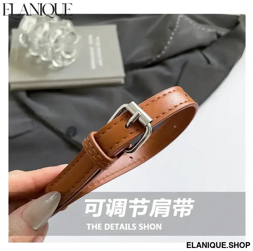 Stylish Classic Tote Bag Premium Leather Handbag By Famous Designer For Fashionable Ladies Shoulder Messenger - Elanique