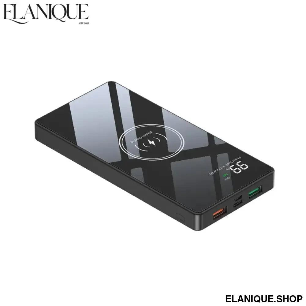 Wireless Charger Power Bank mirror Portable Battery Charger for iPhone 15 Xiaomi Huawei 20000mAh 22.5W Fast Charging Powerbank - Elanique